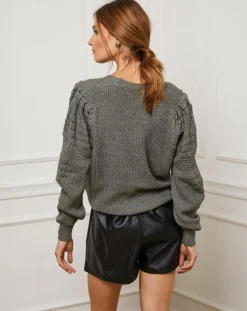 Femme Fleur de cachemire Gilets Et Cardigans^Gilet en Cachemire mélangé Liv kaki