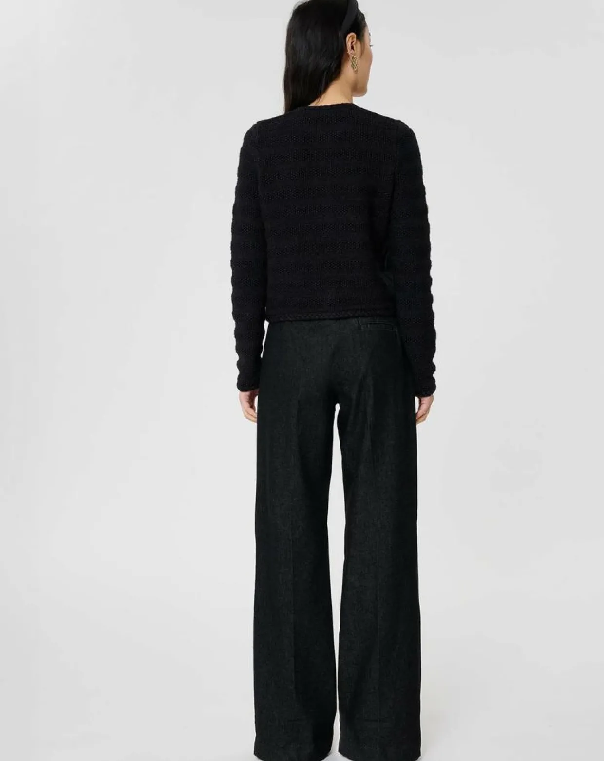 Femme Tara Jarmon Gilets Et Cardigans^Gilet en Coton & Laine Giuda nuit