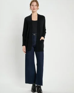 Gilet en Laine & Cachemire Susan noir-Galeries Lafayette Online