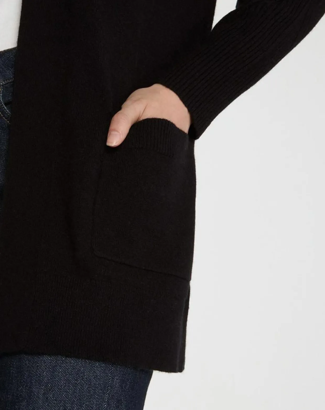 Gilet en Laine & Cachemire Susan noir-Galeries Lafayette Online