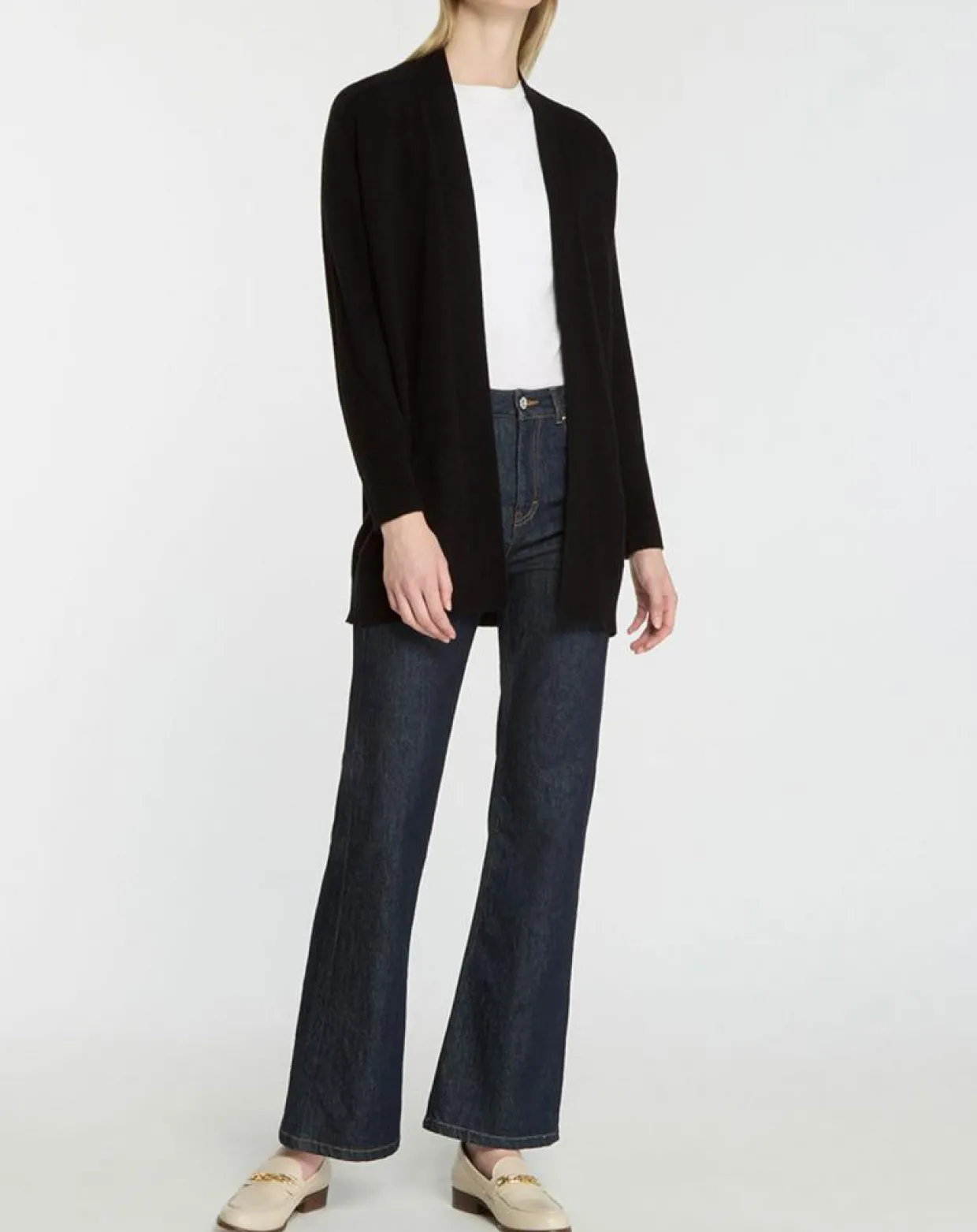 Gilet en Laine & Cachemire Susan noir-Galeries Lafayette Online