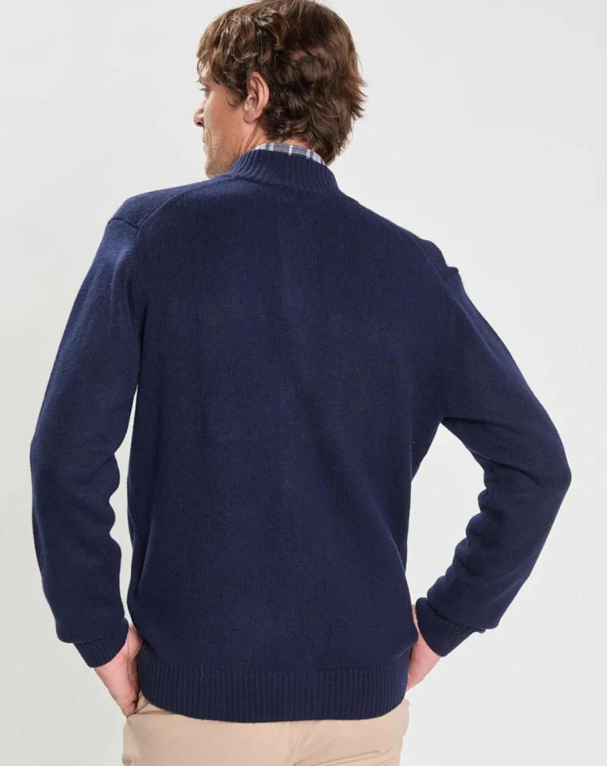 Homme Hackett London Gilets Et Cardigans^Gilet en Laine & Cachemire bleu marine