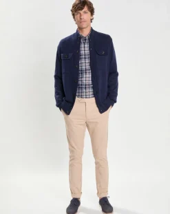Homme Hackett London Gilets Et Cardigans^Gilet en Laine & Cachemire bleu marine