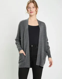 Gilet en Laine & Cachemire Susan gris foncé-Galeries Lafayette Hot