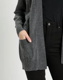 Gilet en Laine & Cachemire Susan gris foncé-Galeries Lafayette Hot