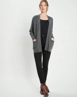 Gilet en Laine & Cachemire Susan gris foncé-Galeries Lafayette Hot