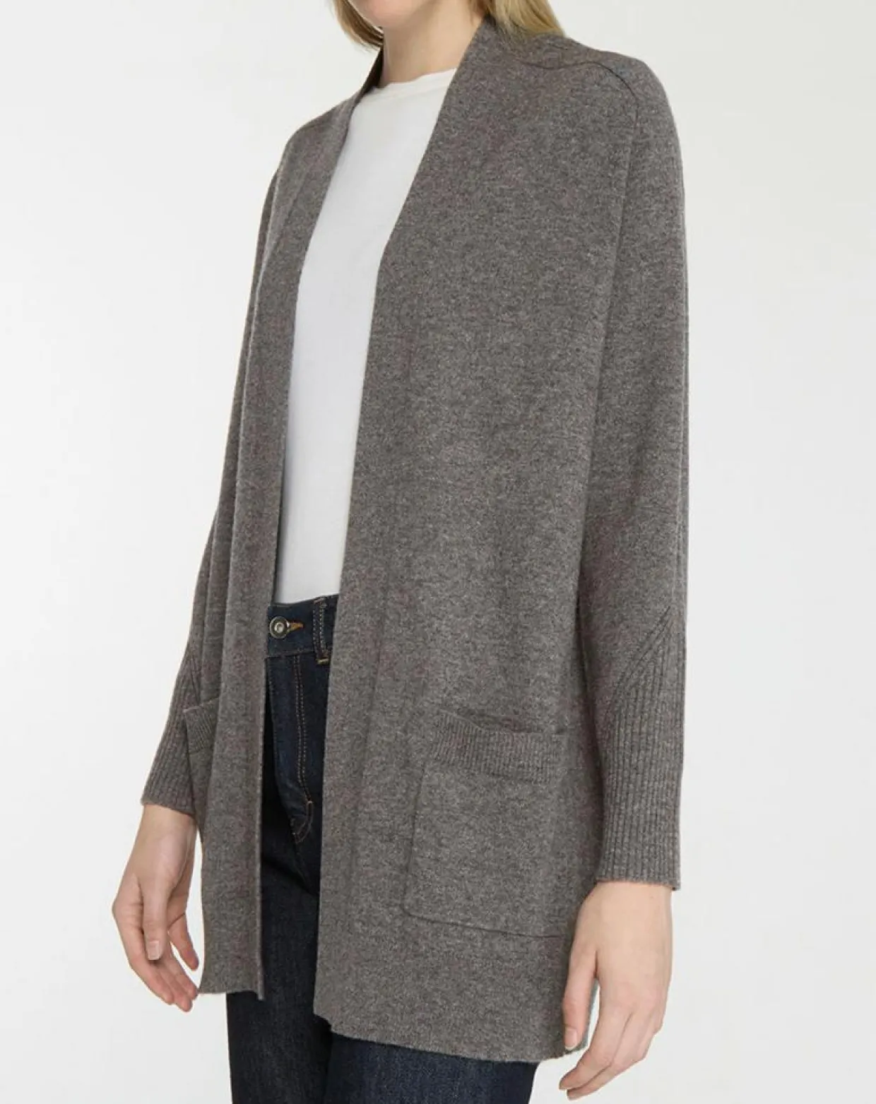 Gilet en Laine & Cachemire Susan gris foncé-Galeries Lafayette Hot