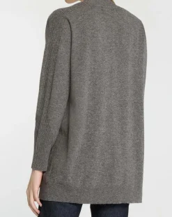 Gilet en Laine & Cachemire Susan gris foncé-Galeries Lafayette Hot