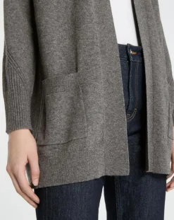 Gilet en Laine & Cachemire Susan gris foncé-Galeries Lafayette Hot