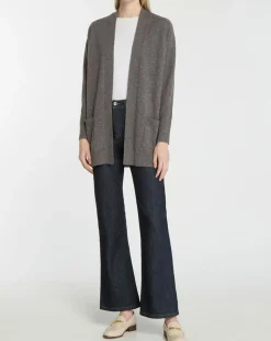 Gilet en Laine & Cachemire Susan gris foncé-Galeries Lafayette Hot