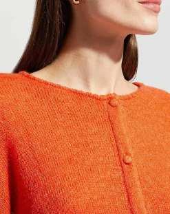 Femme Galeries Lafayette Gilets Et Cardigans^Gilet en Laine & Mohair mélangés Maille Boston 2 rouge moyen