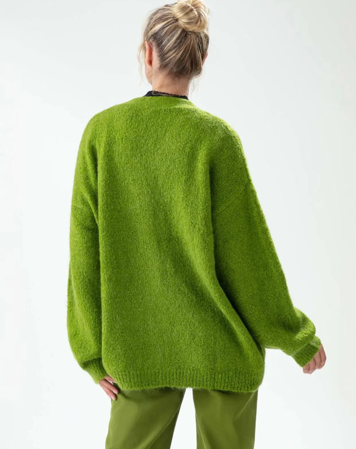 Gilet en Laine mélangée Victoria bambou-Indies Best