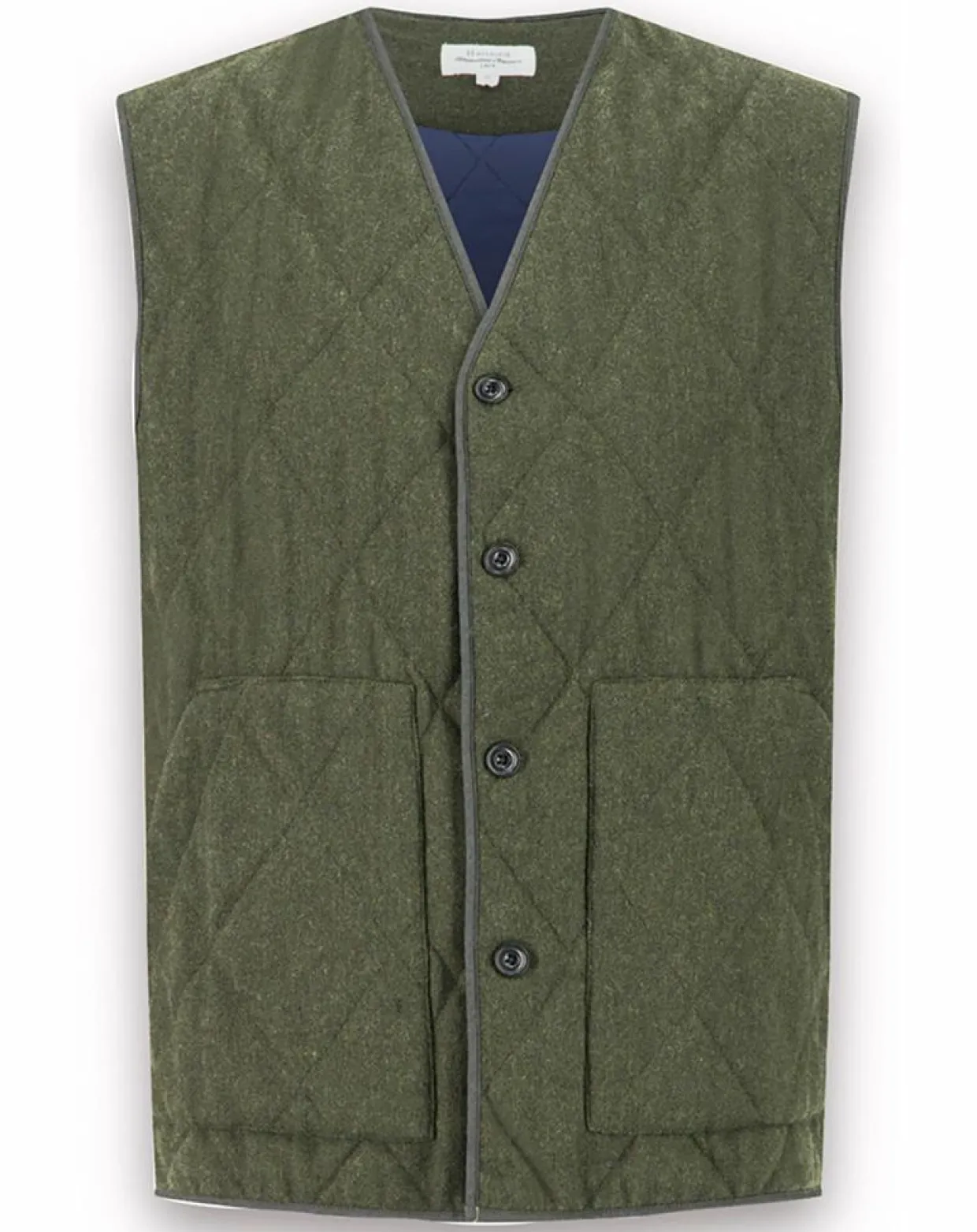 Gilet en Laine mélangée Vince armée-Hartford Outlet