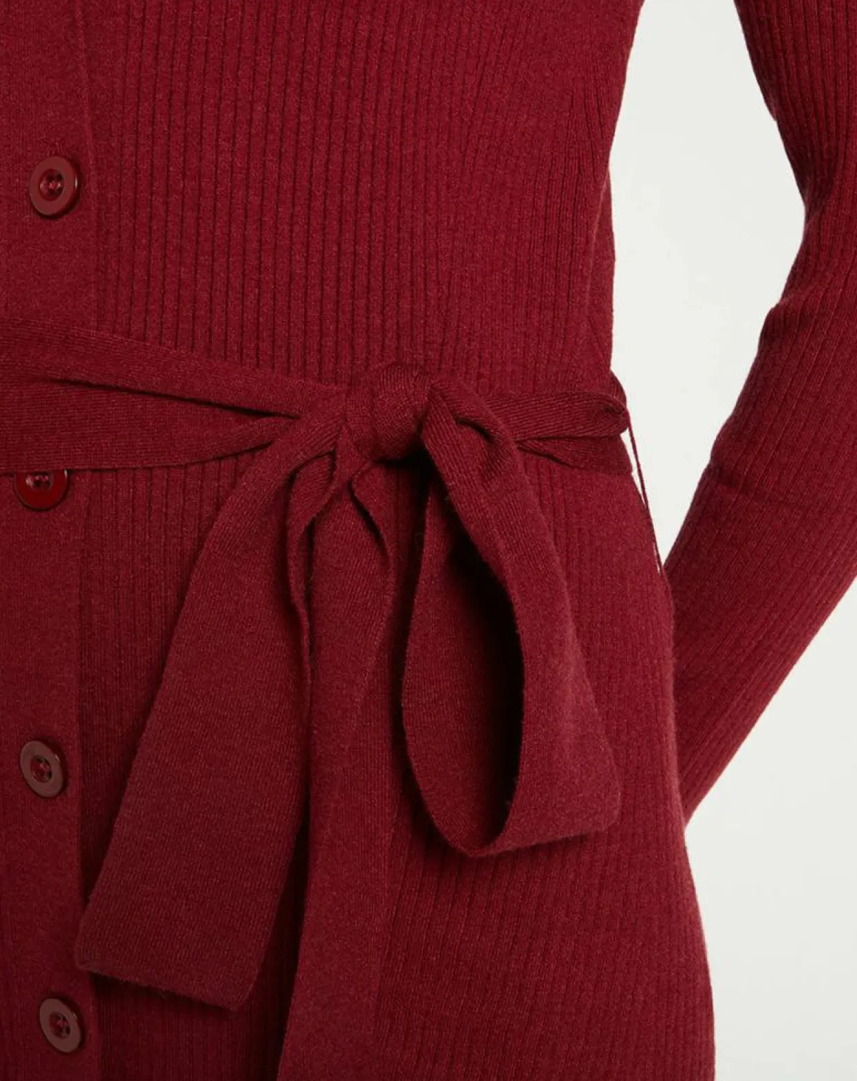 Femme Galeries Lafayette Gilets Et Cardigans^Gilet en Maille côtelée stretch Fernand bordeaux