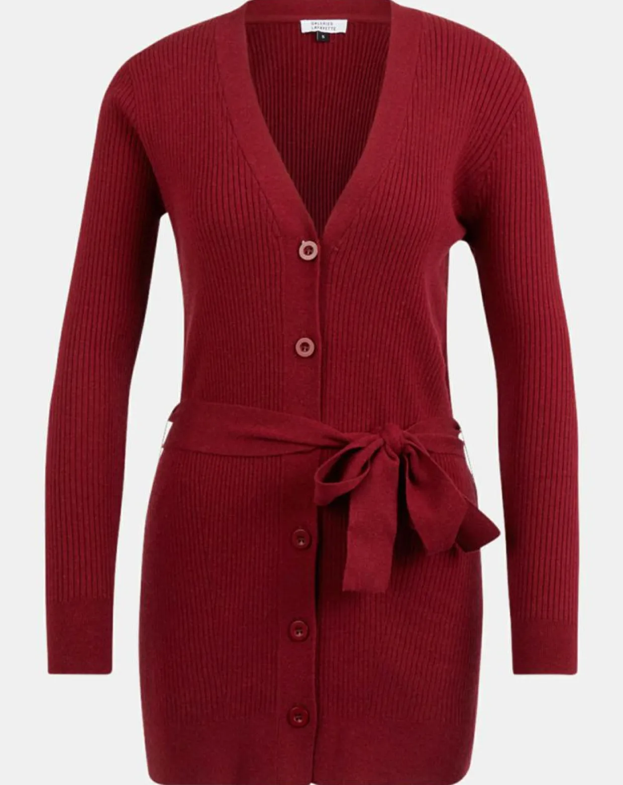 Femme Galeries Lafayette Gilets Et Cardigans^Gilet en Maille côtelée stretch Fernand bordeaux