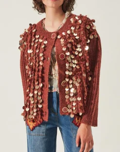 Femme Manoush Gilets Et Cardigans^Gilet en Mohair & Laine mélangés Pampille écureuil