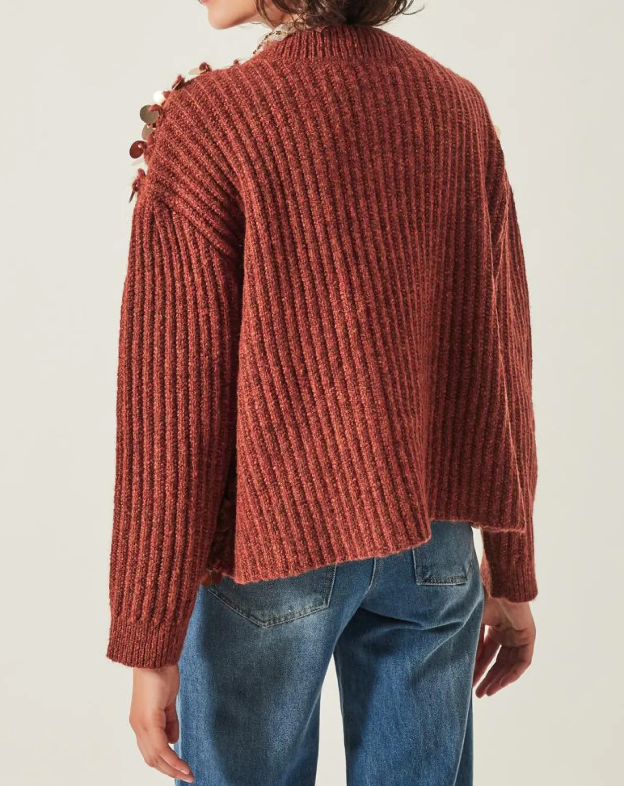Femme Manoush Gilets Et Cardigans^Gilet en Mohair & Laine mélangés Pampille écureuil