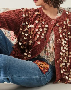 Femme Manoush Gilets Et Cardigans^Gilet en Mohair & Laine mélangés Pampille écureuil