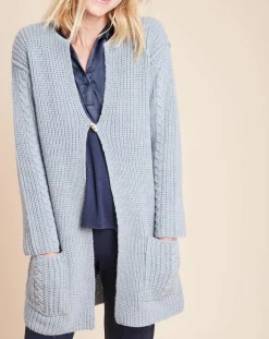 Femme Le Chat Gilets Et Cardigans^Gilet Essentiel bleu