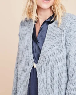 Femme Le Chat Gilets Et Cardigans^Gilet Essentiel bleu