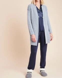 Femme Le Chat Gilets Et Cardigans^Gilet Essentiel bleu