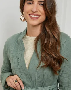 Femme L'Armoire de Suzette Gilets Et Cardigans^Gilet Flore kaki