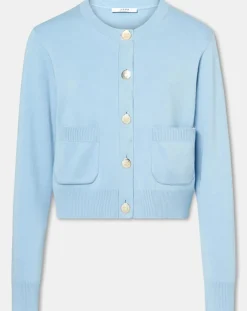 Femme Zapa Gilets Et Cardigans^Gilet Gwendoline bleu ciel