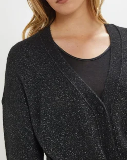 Femme Stella Forest Gilets Et Cardigans^Gilet Hannae en Maille mélangée noir