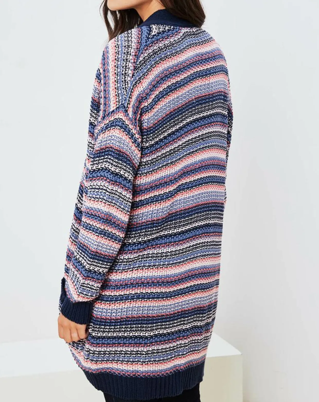 Femme La Petite Francaise Gilets Et Cardigans^Gilet Jardin multicolore bleu