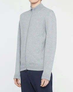 Homme Hackett London Gilets Et Cardigans^Gilet Jersey zippé gris