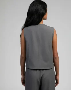 Femme An'ge Gilets Et Cardigans^Gilet Kimolo anthracite