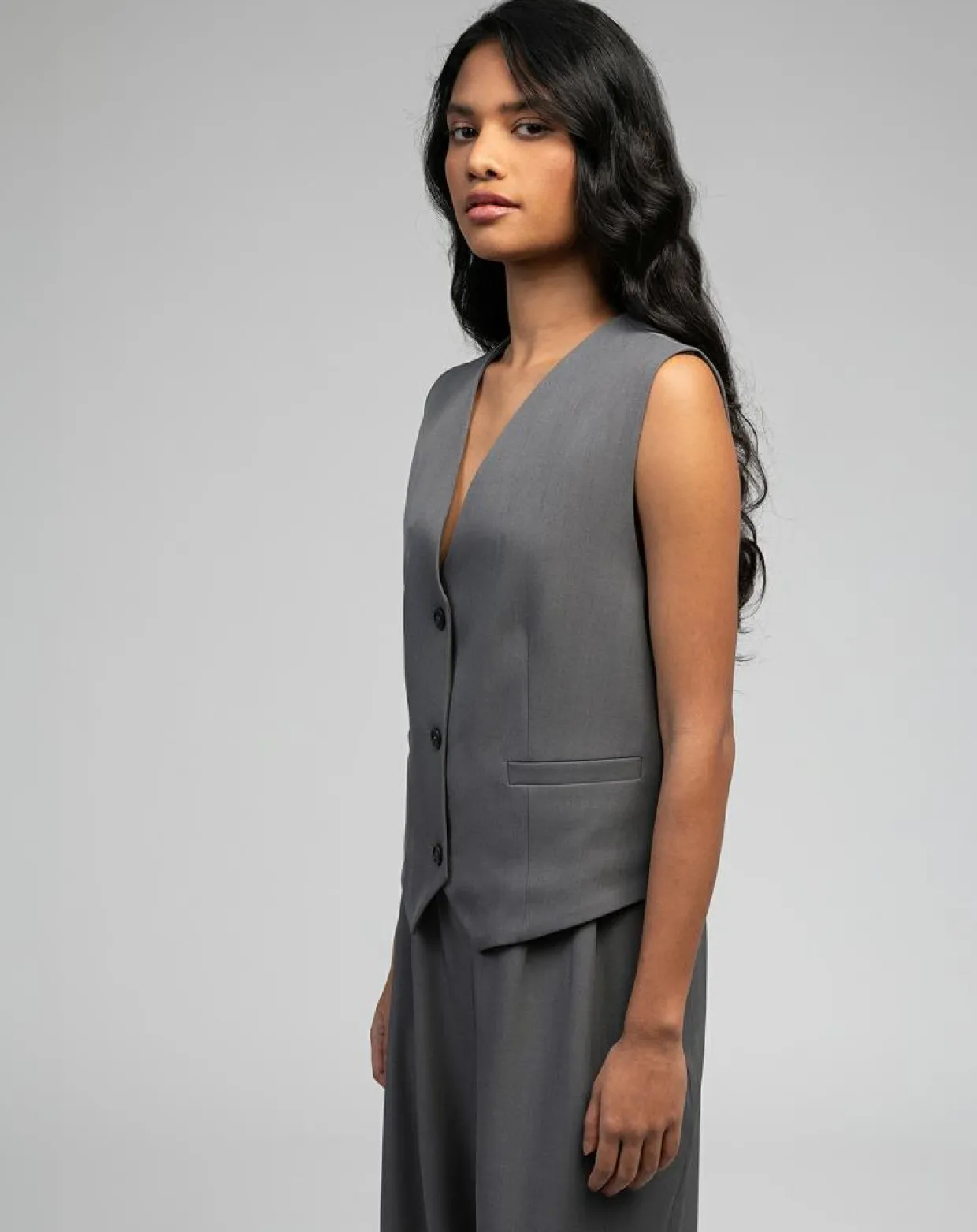 Femme An'ge Gilets Et Cardigans^Gilet Kimolo anthracite