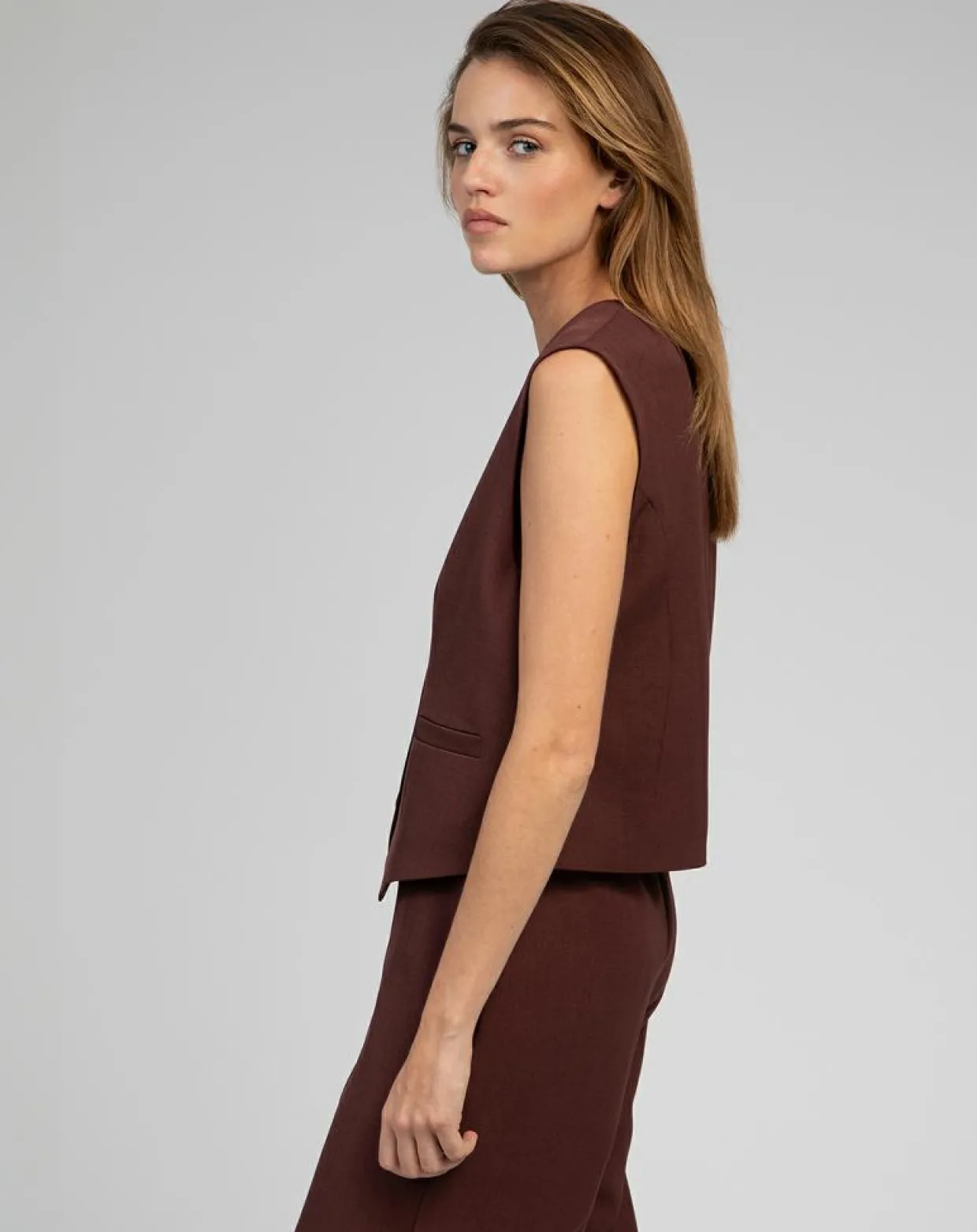Gilet Kimolo chocolat-An'ge Hot