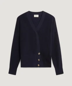 Femme Rodier Gilets Et Cardigans^Gilet Ksenia 100% laine cache-coeur boutons bleu marine