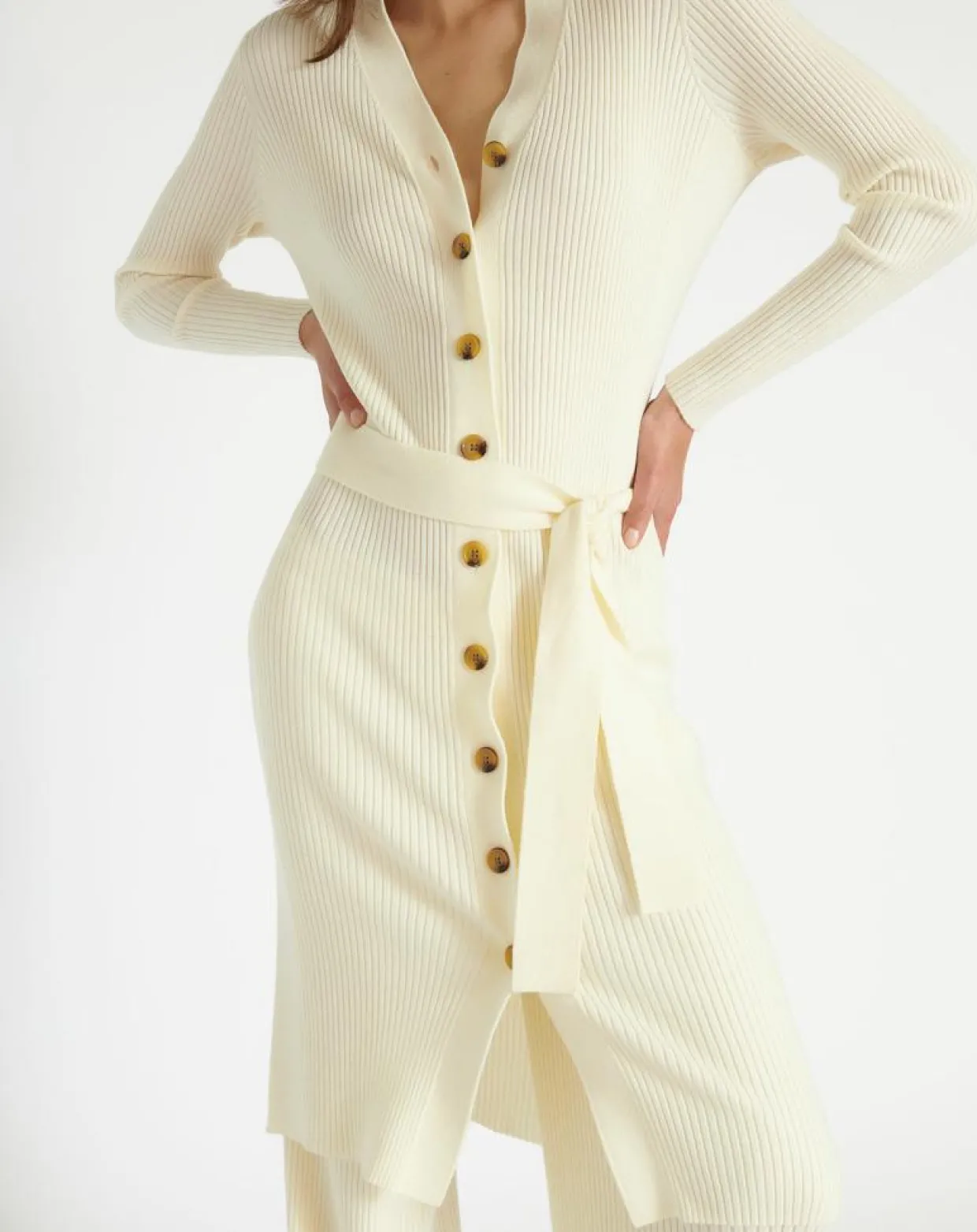 Femme Zapa Gilets Et Cardigans^Gilet long Galia écru
