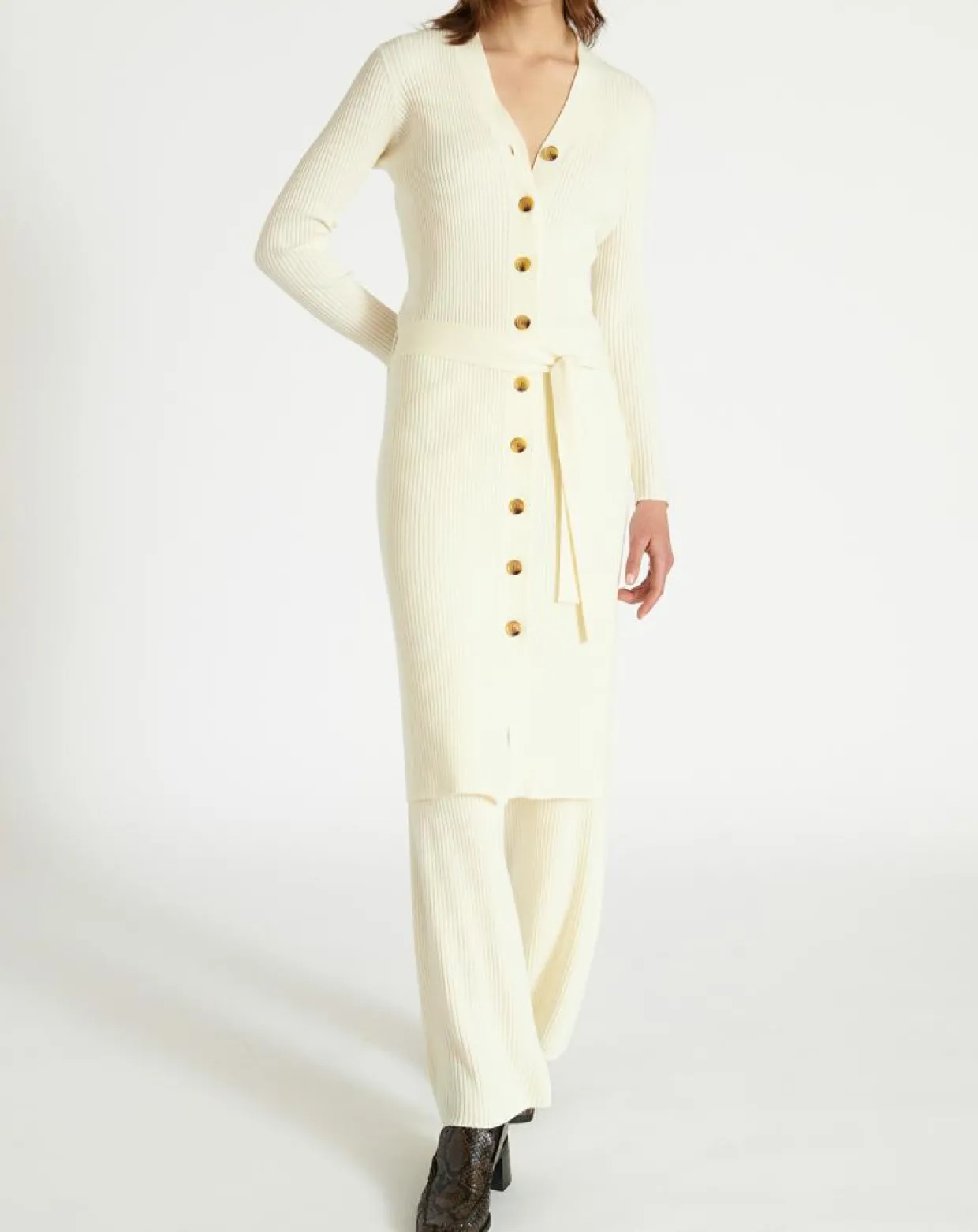 Femme Zapa Gilets Et Cardigans^Gilet long Galia écru