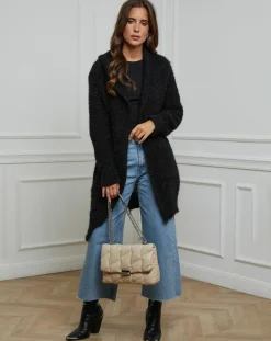 Gilet Lucie noir-L'Armoire de Suzette Sale