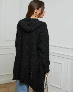 Gilet Lucie noir-L'Armoire de Suzette Sale