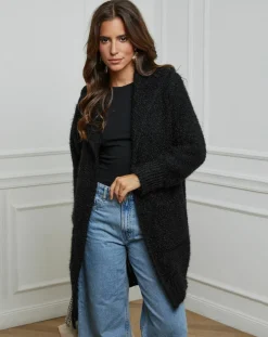 Gilet Lucie noir-L'Armoire de Suzette Sale