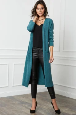 Femme Fleur de cachemire Gilets Et Cardigans^Gilet Mali Vert