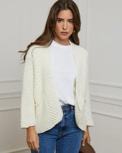 Femme Alice & Charlotte Gilets Et Cardigans^Gilet Manon blanc