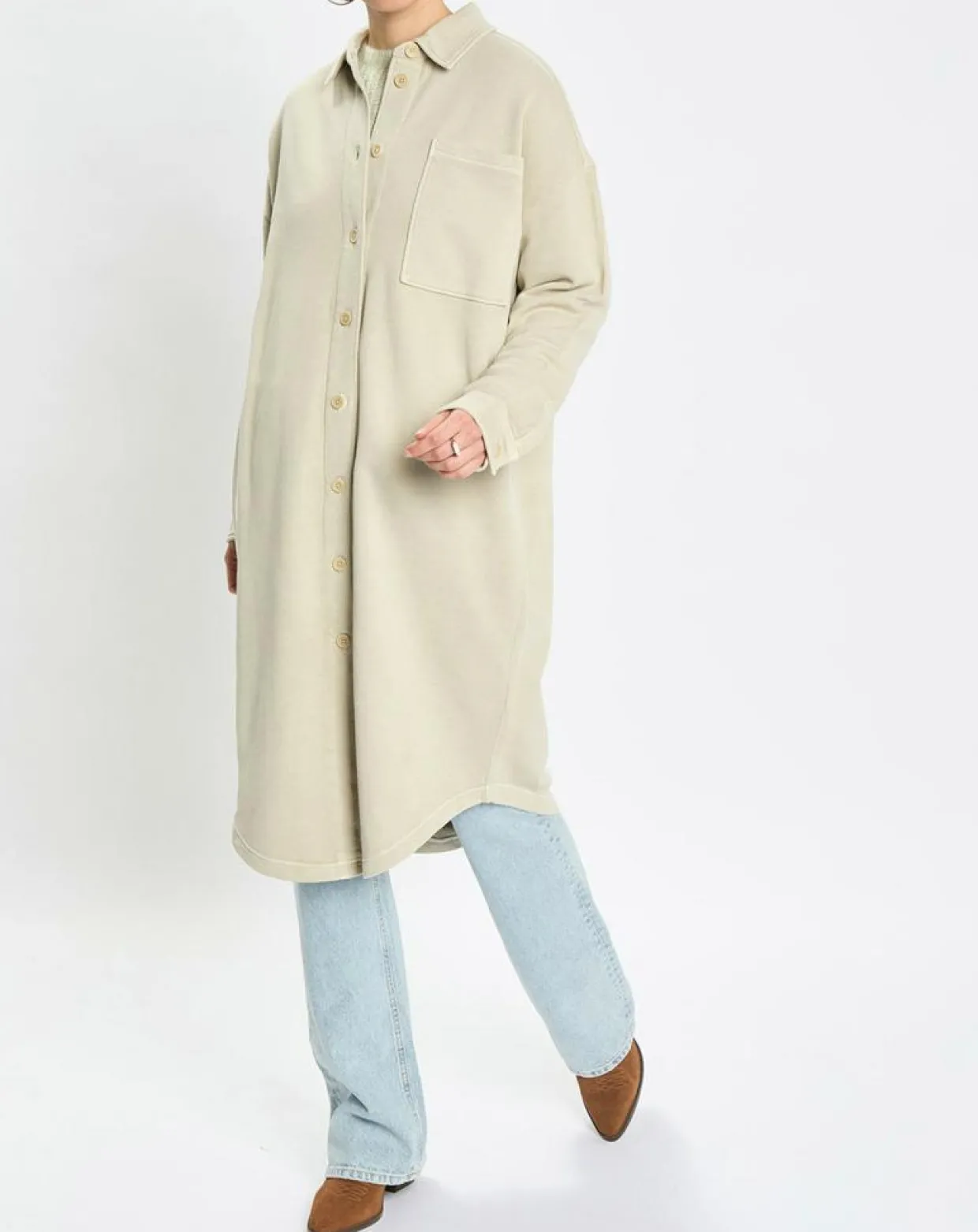 Gilet Maxi beige-Marc O'Polo Sale