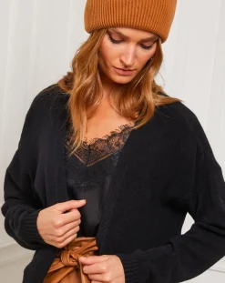 Femme Fleur de cachemire Gilets Et Cardigans^Gilet Nina noir