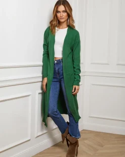 Femme Fleur de cachemire Gilets Et Cardigans^Gilet Nina vert