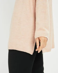 Femme Lauren Vidal Gilets Et Cardigans^Gilet Plume rose pâle