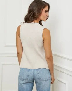 Femme L'Armoire de Suzette Gilets Et Cardigans^Gilet Romy beige