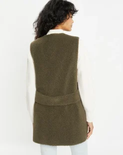 Femme Lou Andrea Gilets Et Cardigans^Gilet réversible en Fausse Fourrure Dafne military