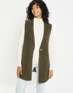 Femme Lou Andrea Gilets Et Cardigans^Gilet réversible en Fausse Fourrure Dafne military