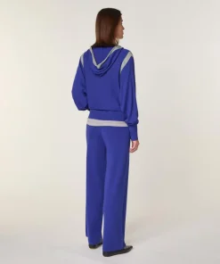 Femme Rodier Gilets Et Cardigans^Gilet Sacha 100% Laine Bi-Couleur bleu outremer