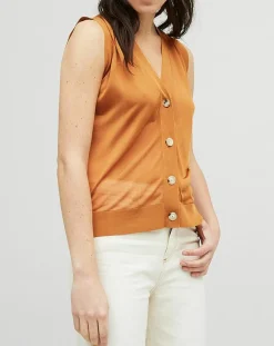 Femme Chloé Stora Gilets Et Cardigans^Gilet Tatiana doré